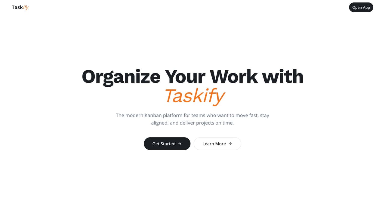 Taskify Kanban