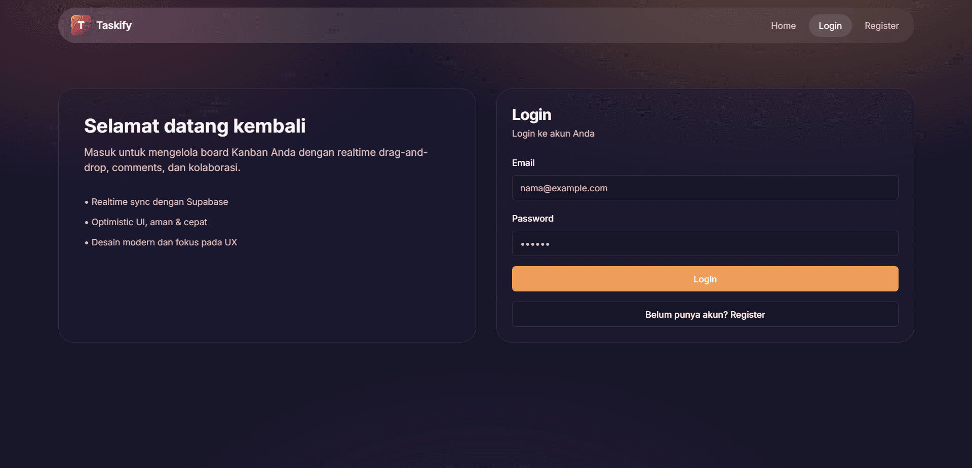 Taskify Kanban screenshot 1