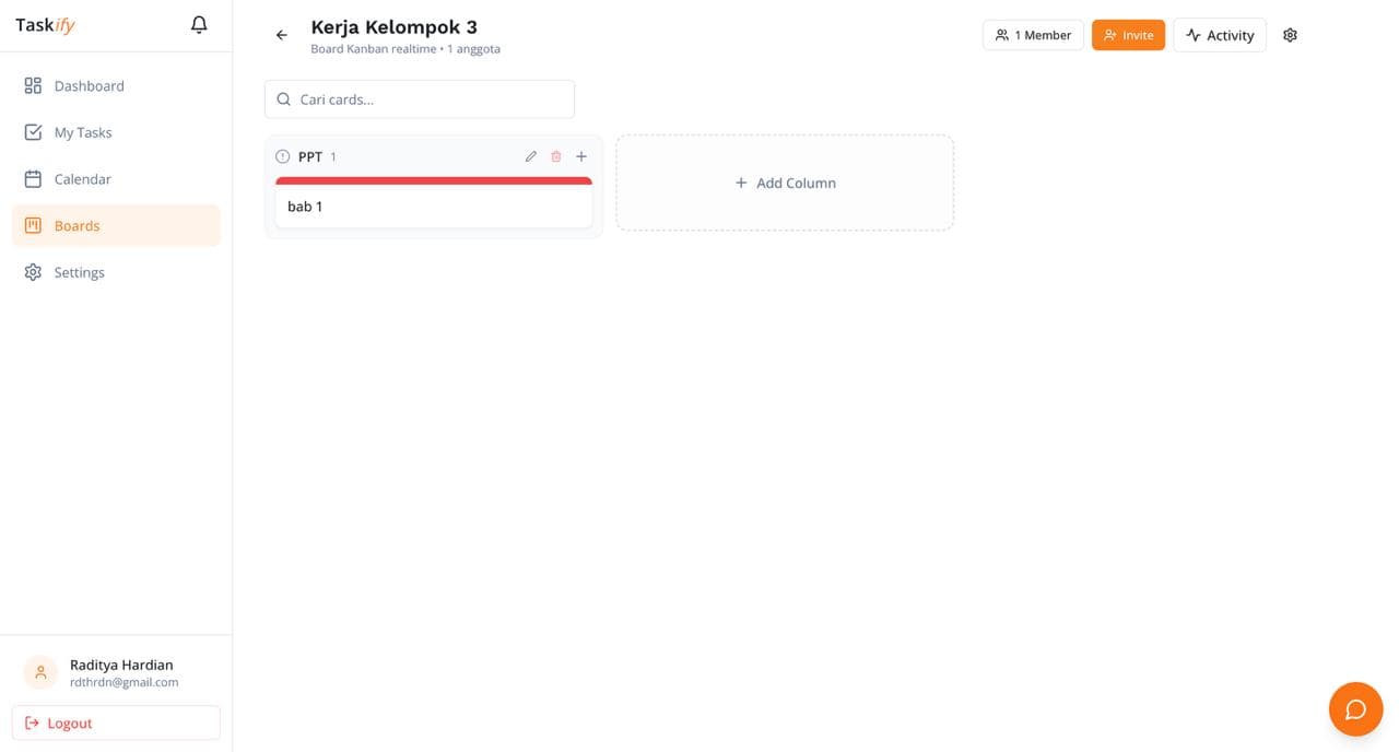 Taskify Kanban screenshot 3