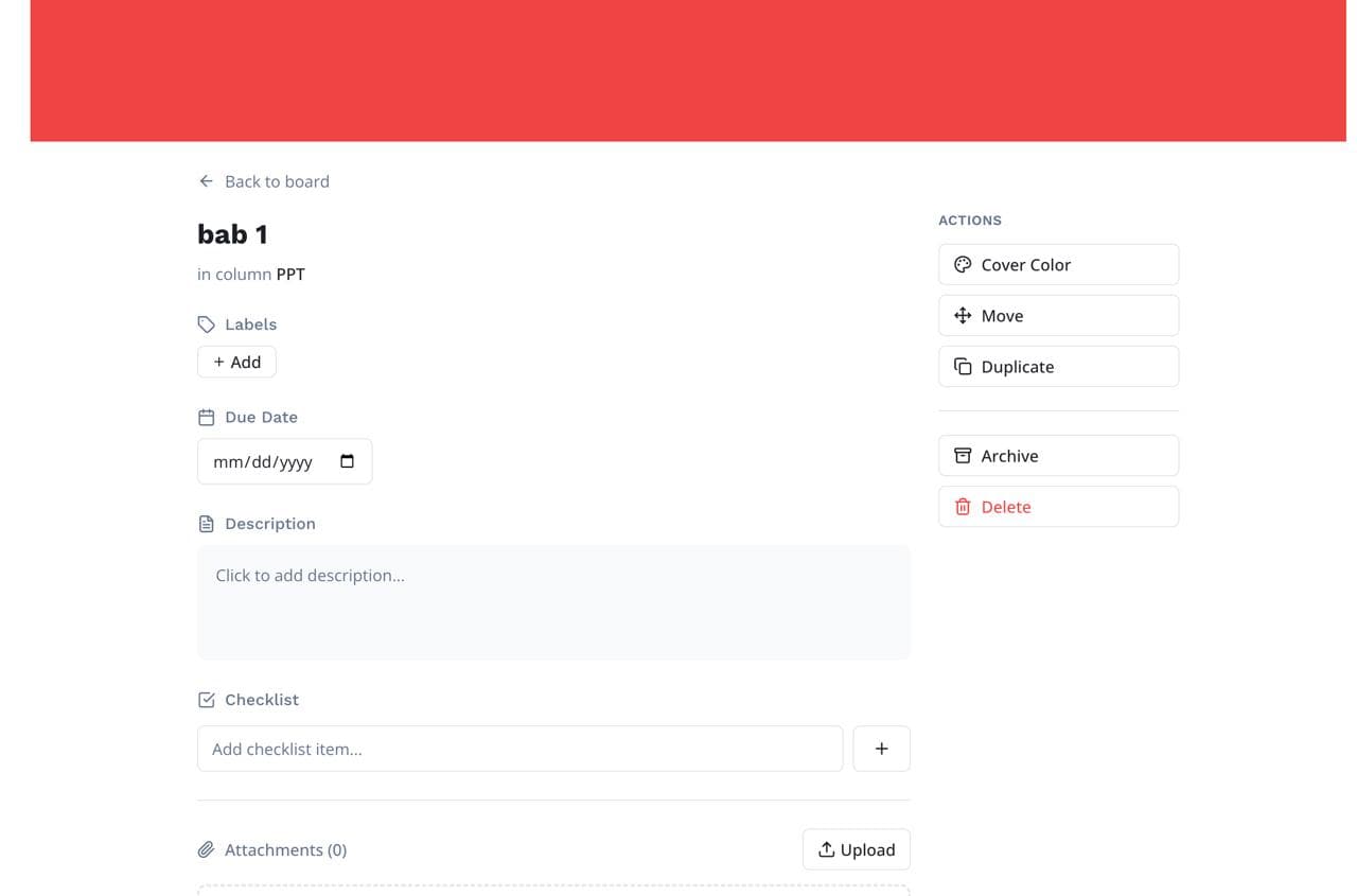 Taskify Kanban screenshot 4